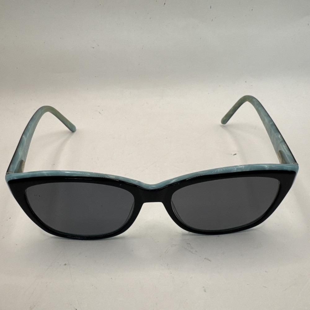 Roberto Steffani RS 156 COL 90 Eyeglasses Frames Black Blue Square 53-17-145‎